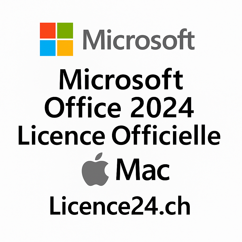 Licence Microsoft Office 2024 pour Mac officielle à vie – Licence24.ch